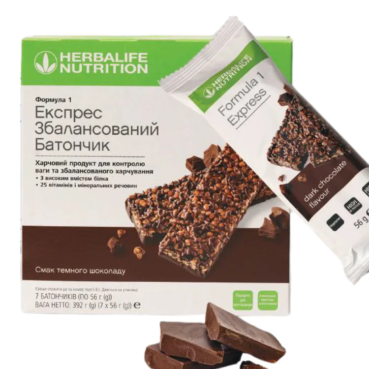 Збалансований батончик Формула 1 Темний шоколад